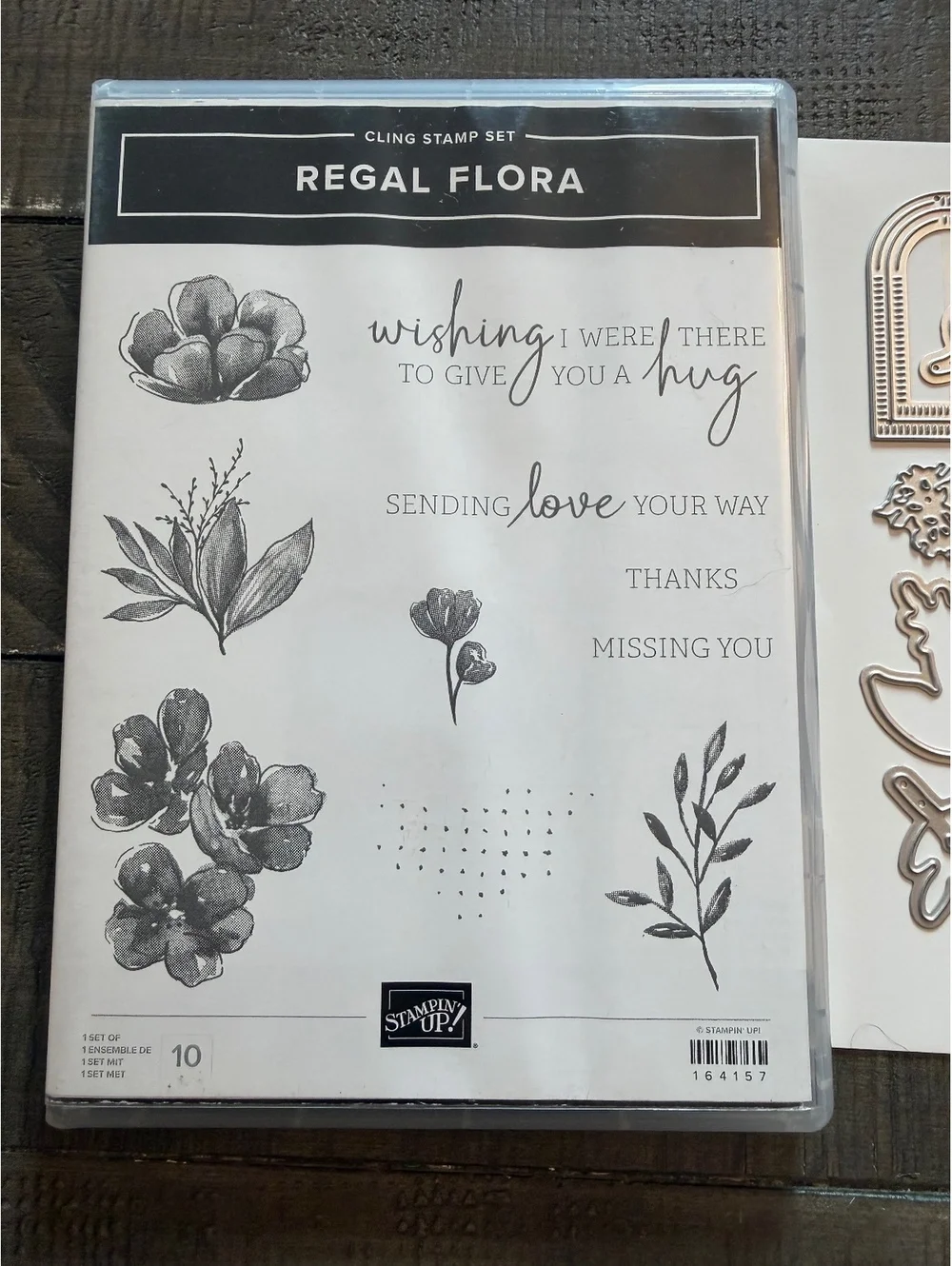 Stampin’ Up Regal Flora stamp set and Regal Flora Dies die cut set